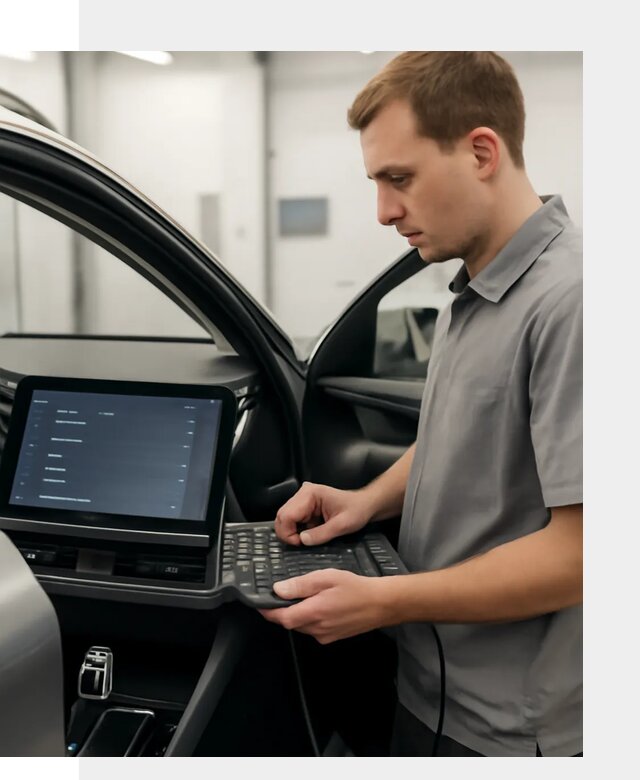 Русификация мультимедиа автомобилей Lynk Co в Балтийске