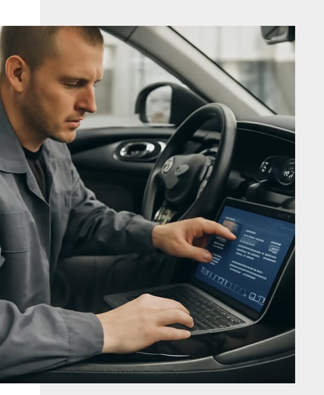 Русификация приборной панели автомобиля Lynk Co в Балтийске