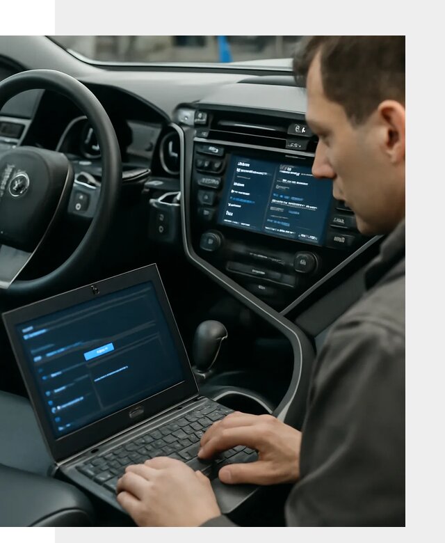 Русификация Toyota Camry 80 для мультимедиа в Балтийске